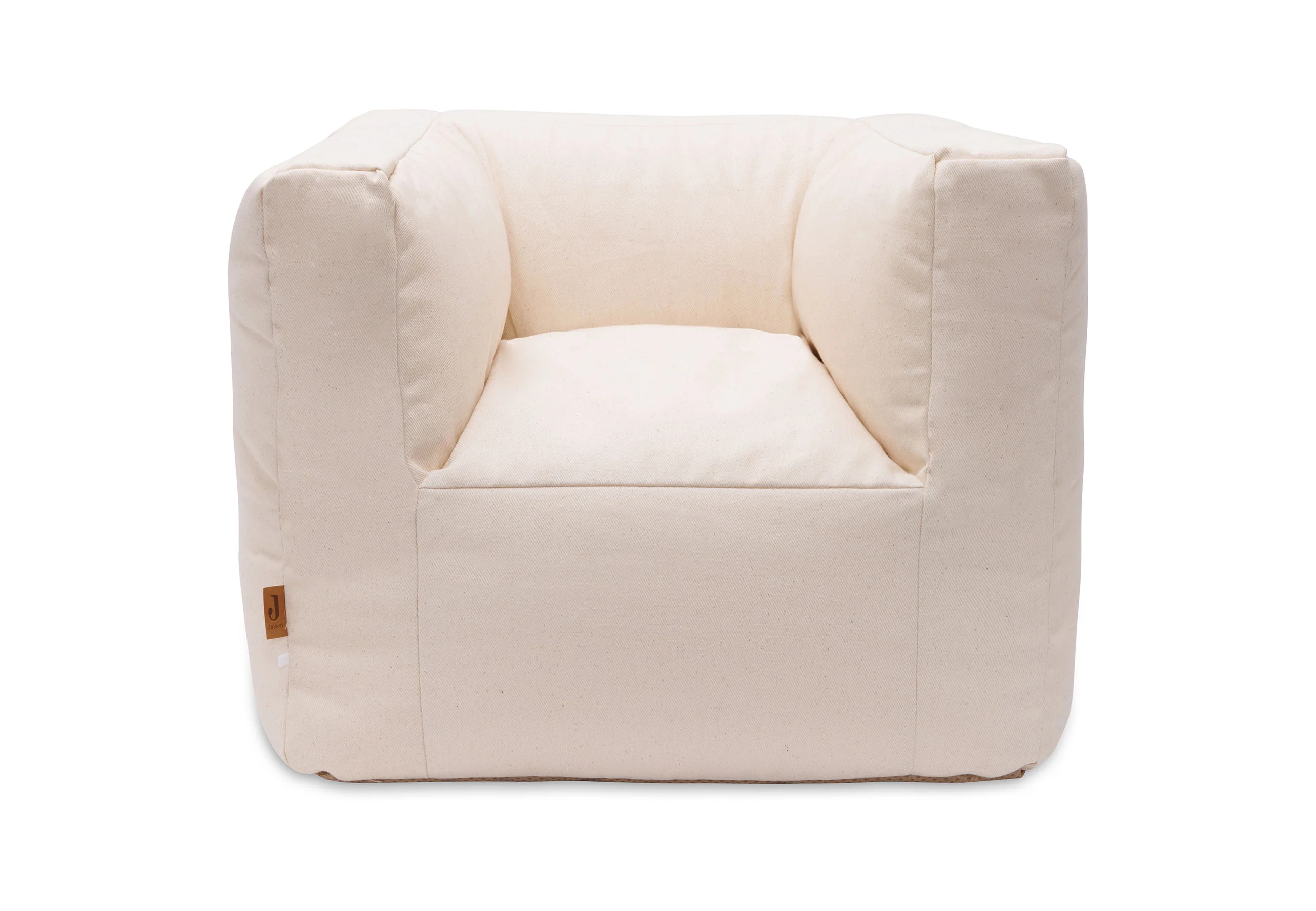 Jollein - Zetel Kids Twill Natural | Stijlvol Zitcomfort voor Kinderen