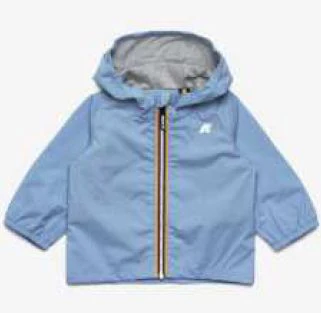 K-Way - Regenjas Baby E. Jack Strech Nylon Jersey | Blue Cielo
