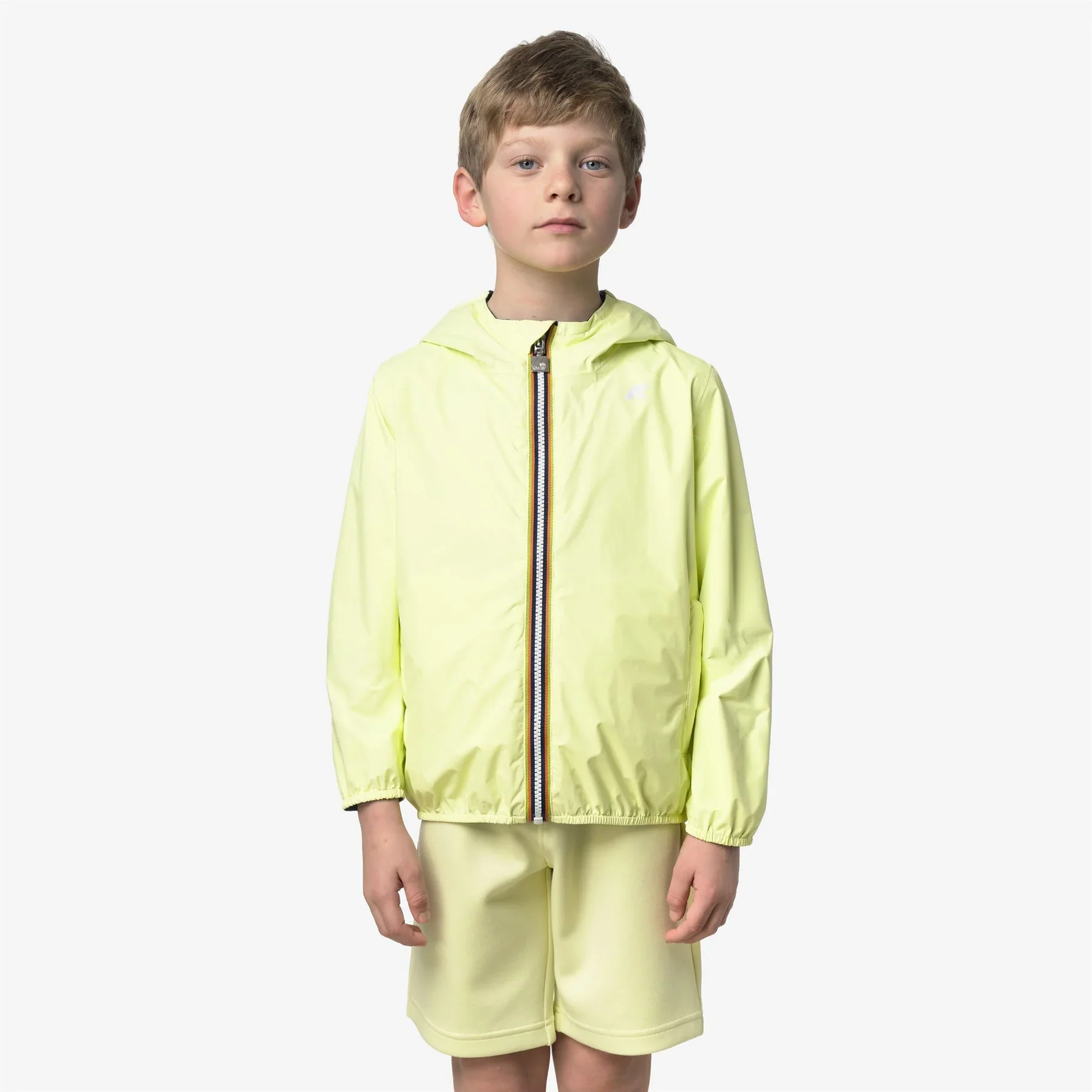 K-Way - Regenjas P. Jake Plus 2 Double | Yellow Lime Blue - Image 3