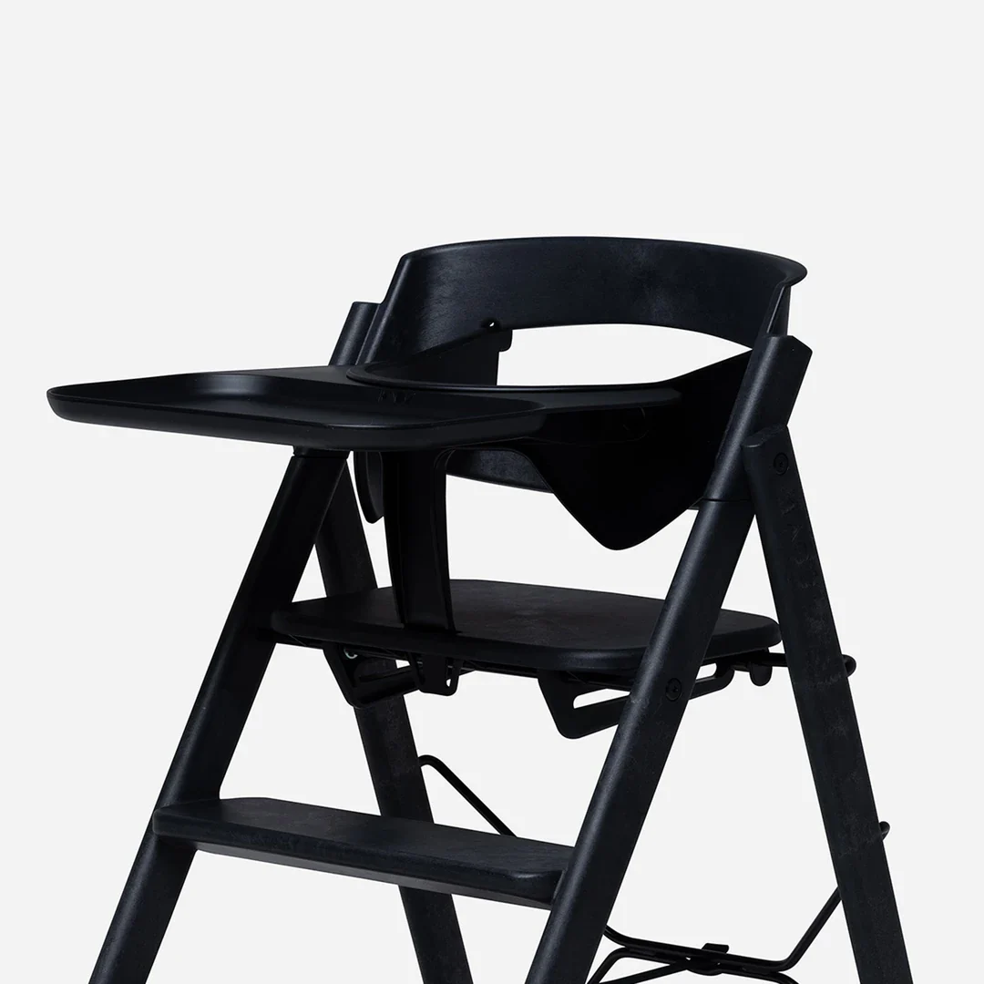 Kaos - Baby Set Klapp (Veiligheidsbeugel + Eettablet) | Charcoal Black - Image 2