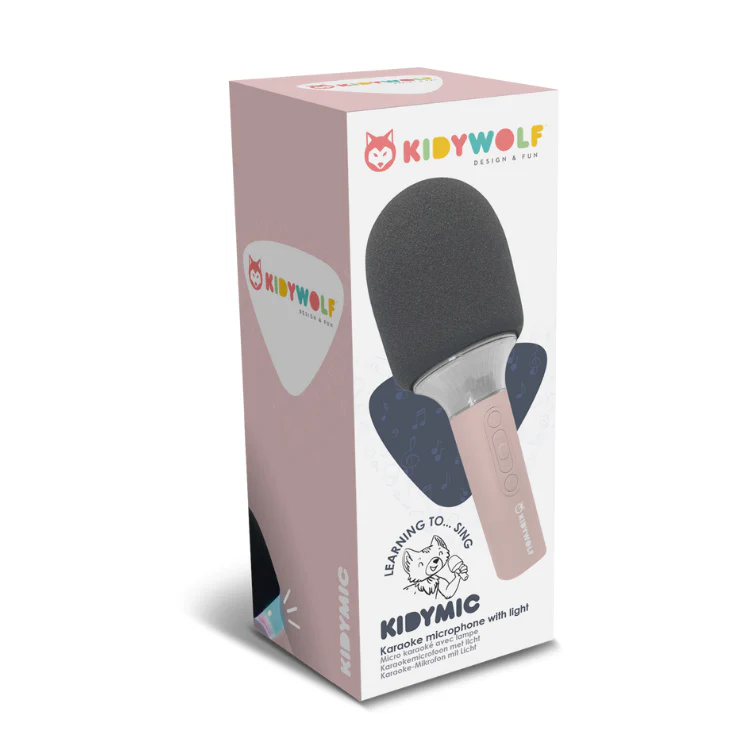 Kidywolf - Kidymic Karaoke Microfoon | Pink - Image 2