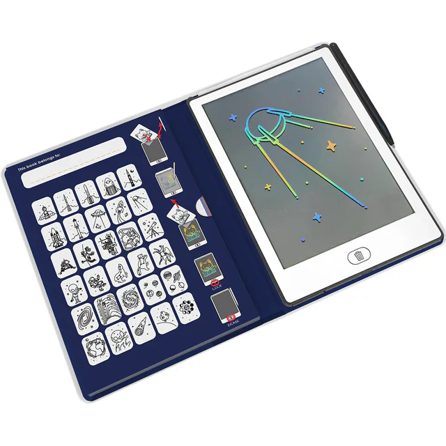 Kidywolf - Projectie Tekenbord Kidydraw Mini 30 Galaxy | LCD-Scherm - Image 2
