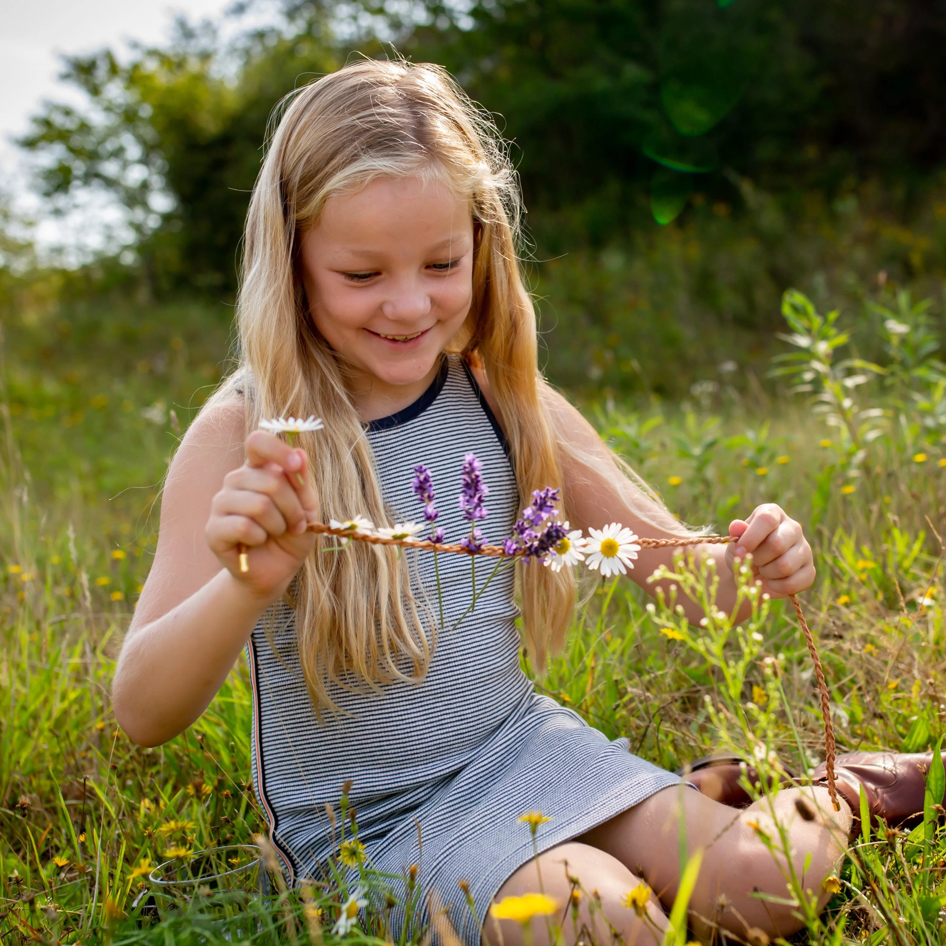 Kikkerland - Maak Je Eigen Bloemenketting Huckleberry | Creatieve Knutselset - Image 5