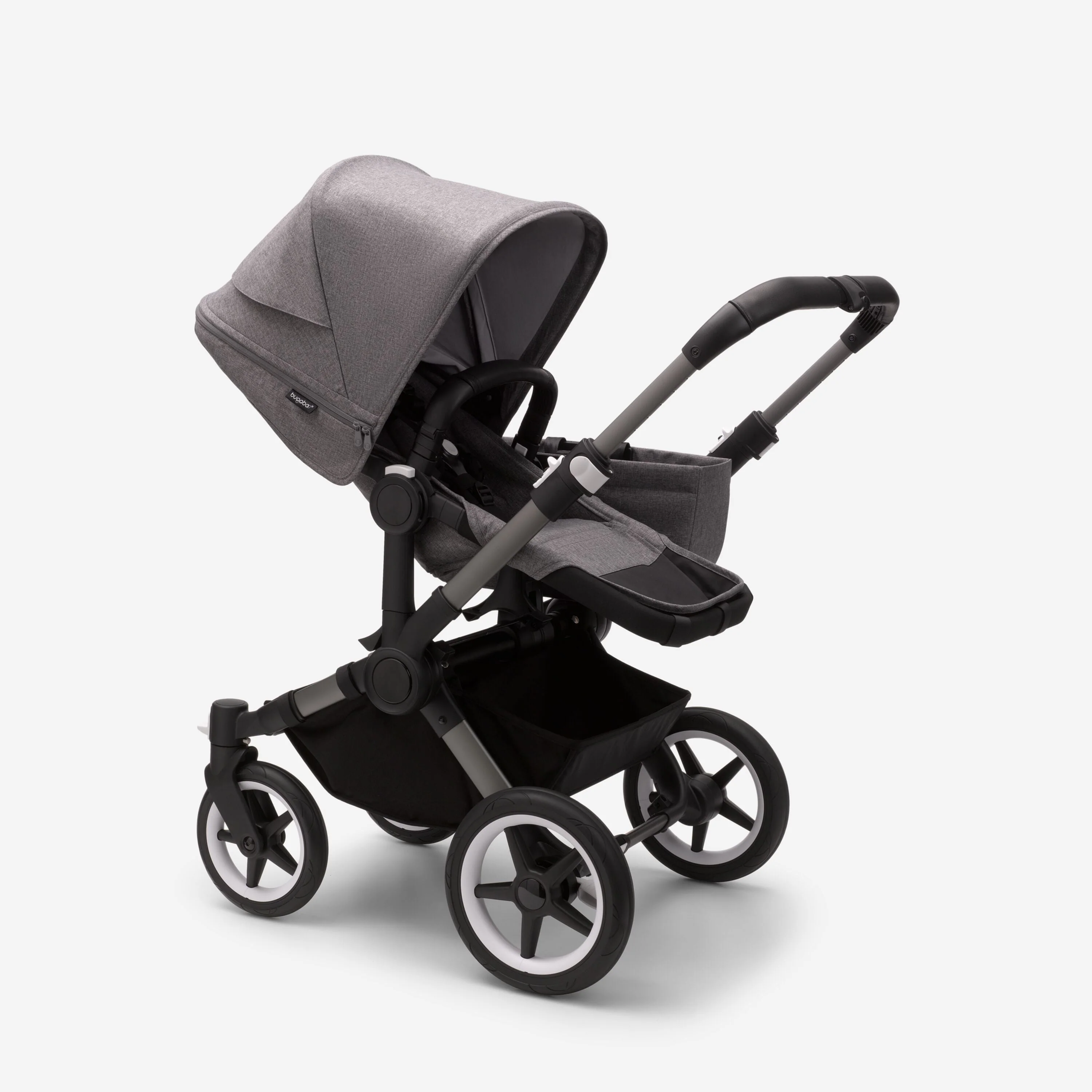 Bugaboo - Donkey5 Mono Compleet | Graphite / Grey Melange - Image 3