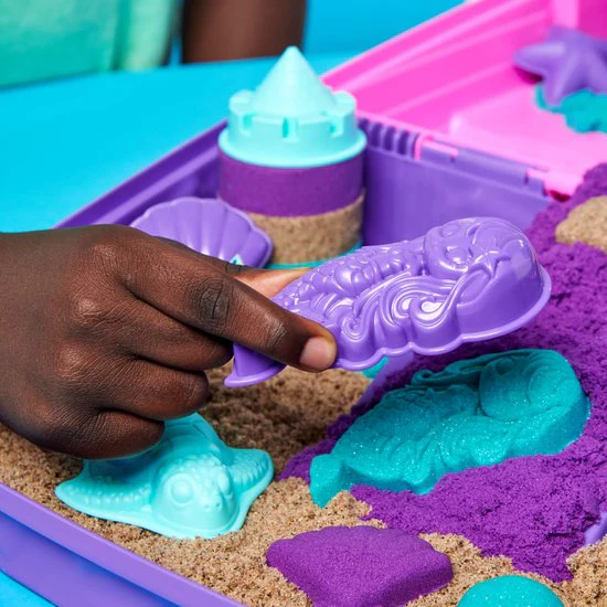 Kinetic Sand - Dynamisch Zand Zeemeermin Shimmer | Glinsterend Zand - Image 3