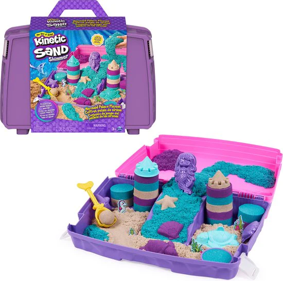 Kinetic Sand - Dynamisch Zand Zeemeermin Shimmer | Glinsterend Zand - Image 8