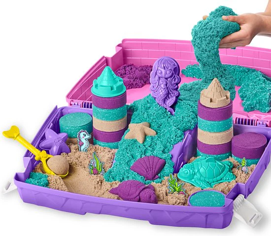 Kinetic Sand - Dynamisch Zand Zeemeermin Shimmer | Glinsterend Zand - Image 9