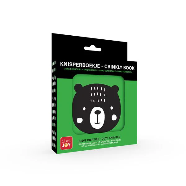 Clavis - Knisperboekje Lieve Diertjes | Babyboekje met Knispergeluiden