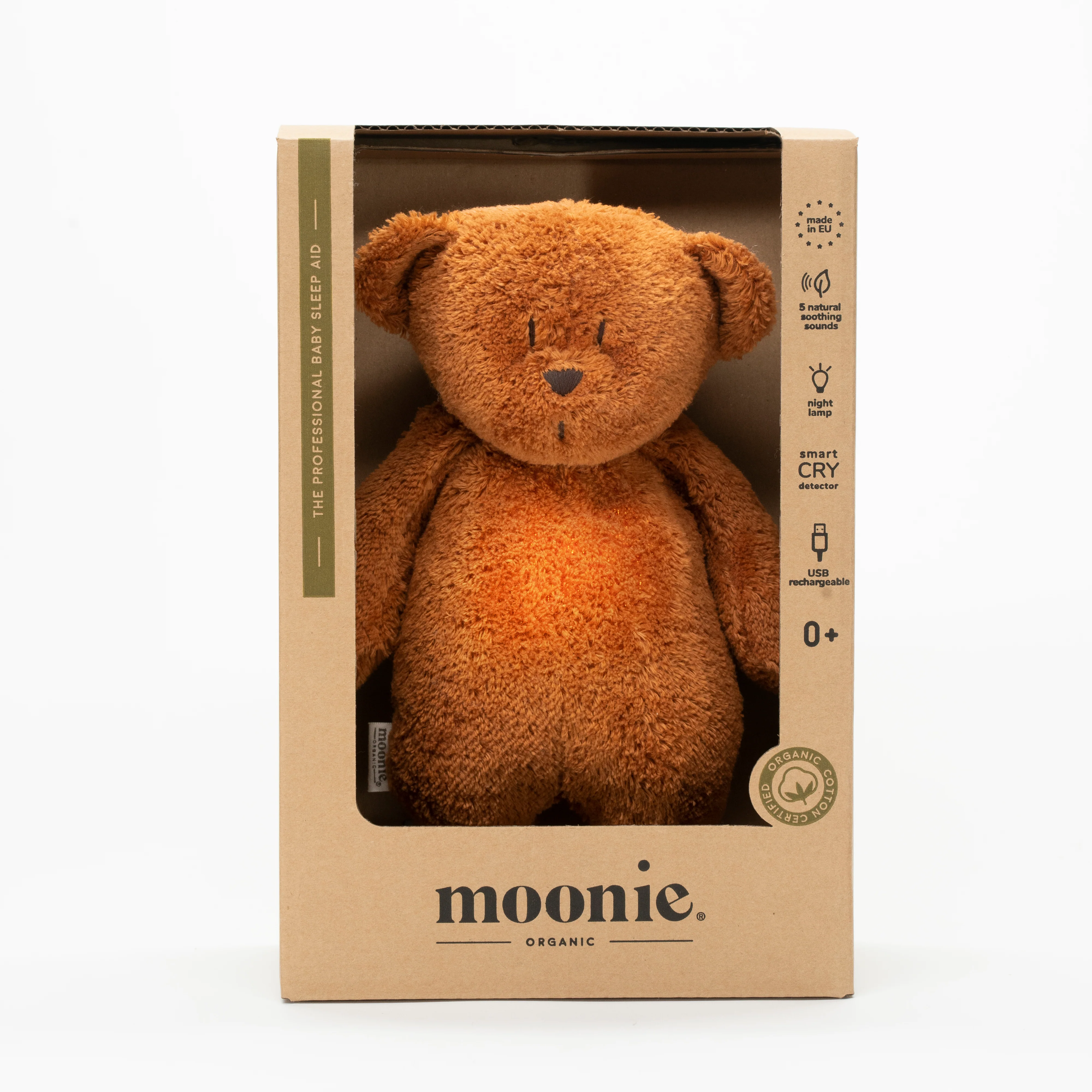 Knuffel The Humming Bear Licht + Geluid 2.0 Caramel Natur - Image 3