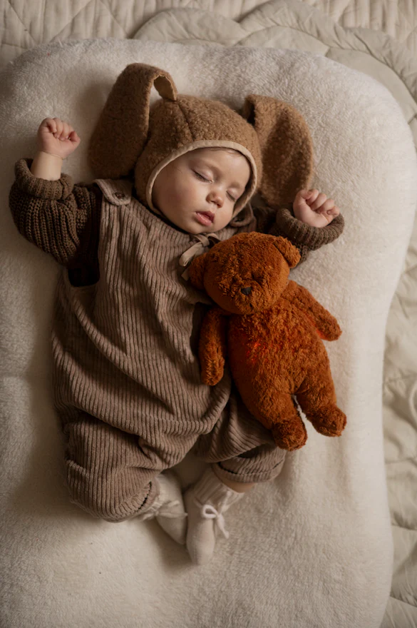 Knuffel The Humming Bear Licht + Geluid 2.0 Caramel Natur - Image 4