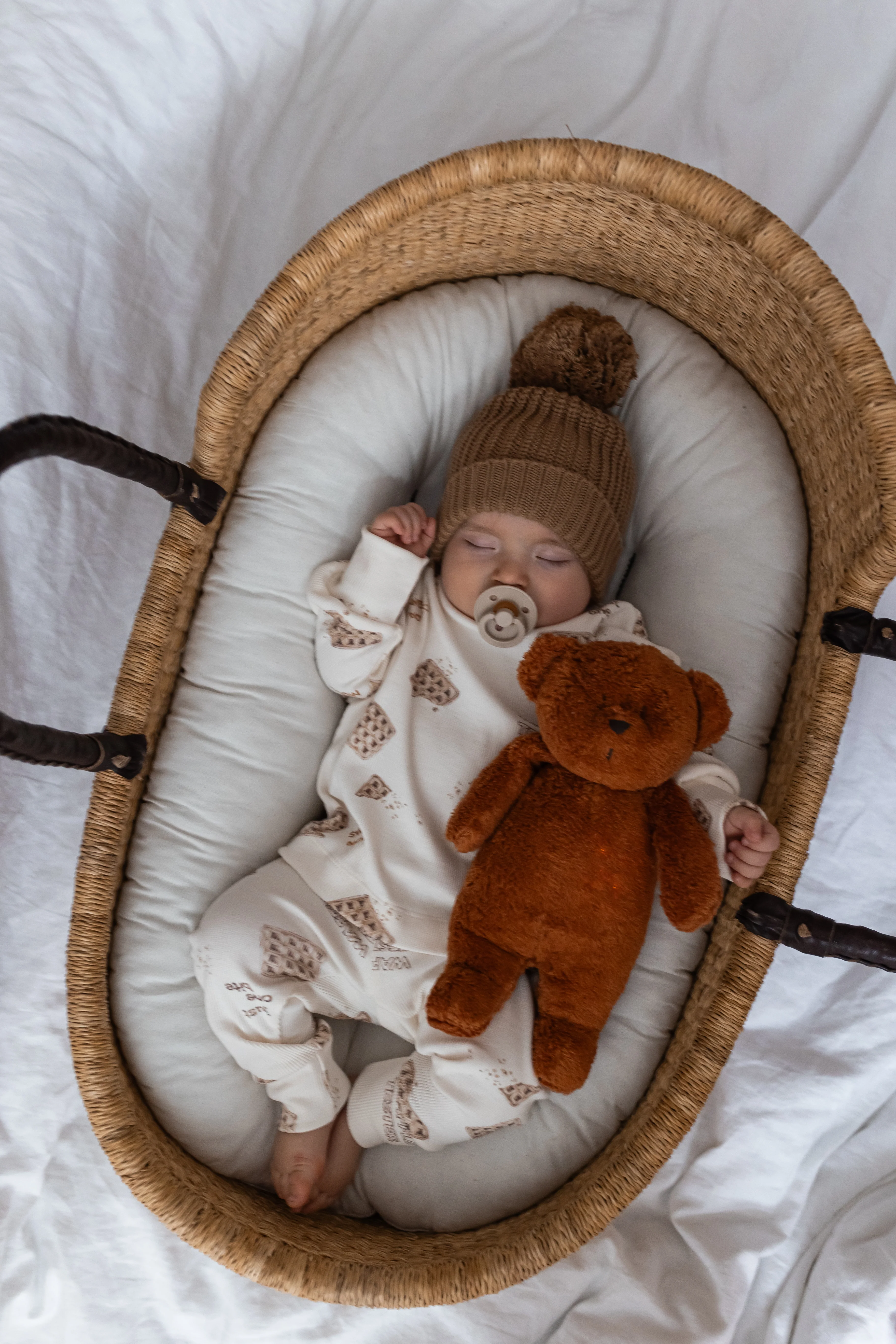 Knuffel The Humming Bear Licht + Geluid 2.0 Caramel Natur - Image 5