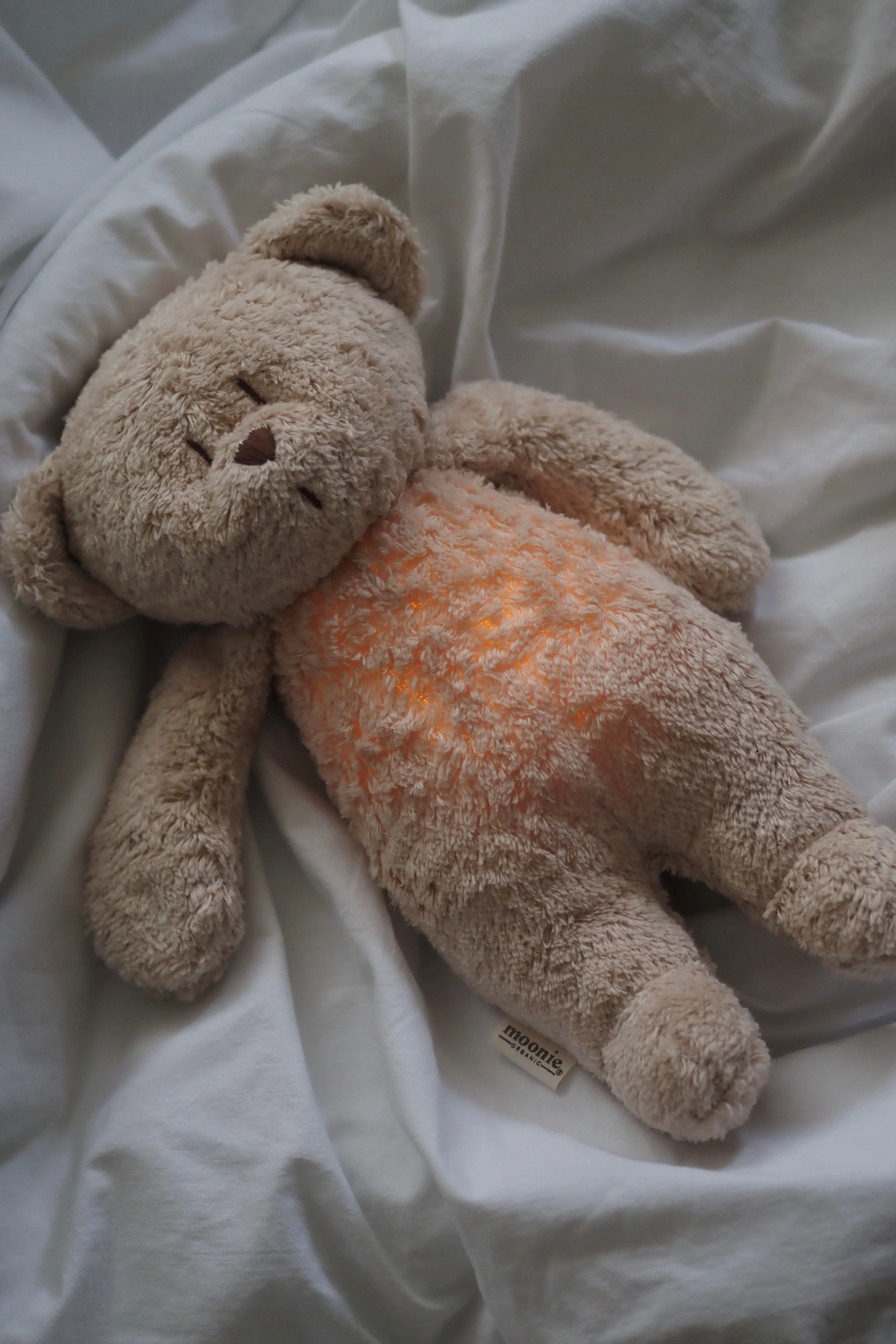 Knuffel The Humming Bear Licht + Geluid 2.0 Sand Natur - Image 5