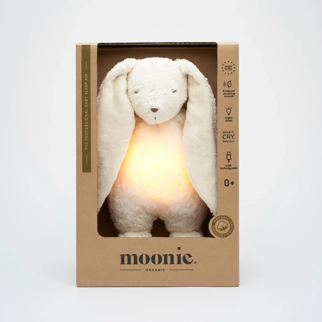 Knuffel The Humming Bunny Licht + Geluid 2.0 Polar Natur - Image 2