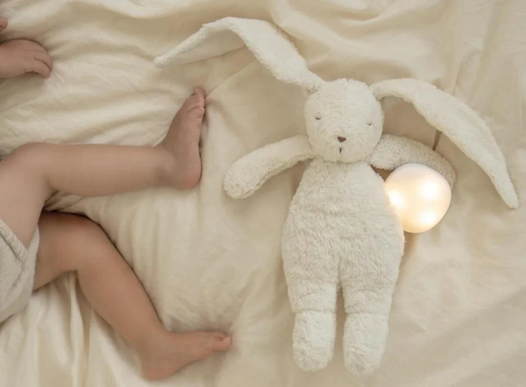 Knuffel The Humming Bunny Licht + Geluid 2.0 Polar Natur - Image 3