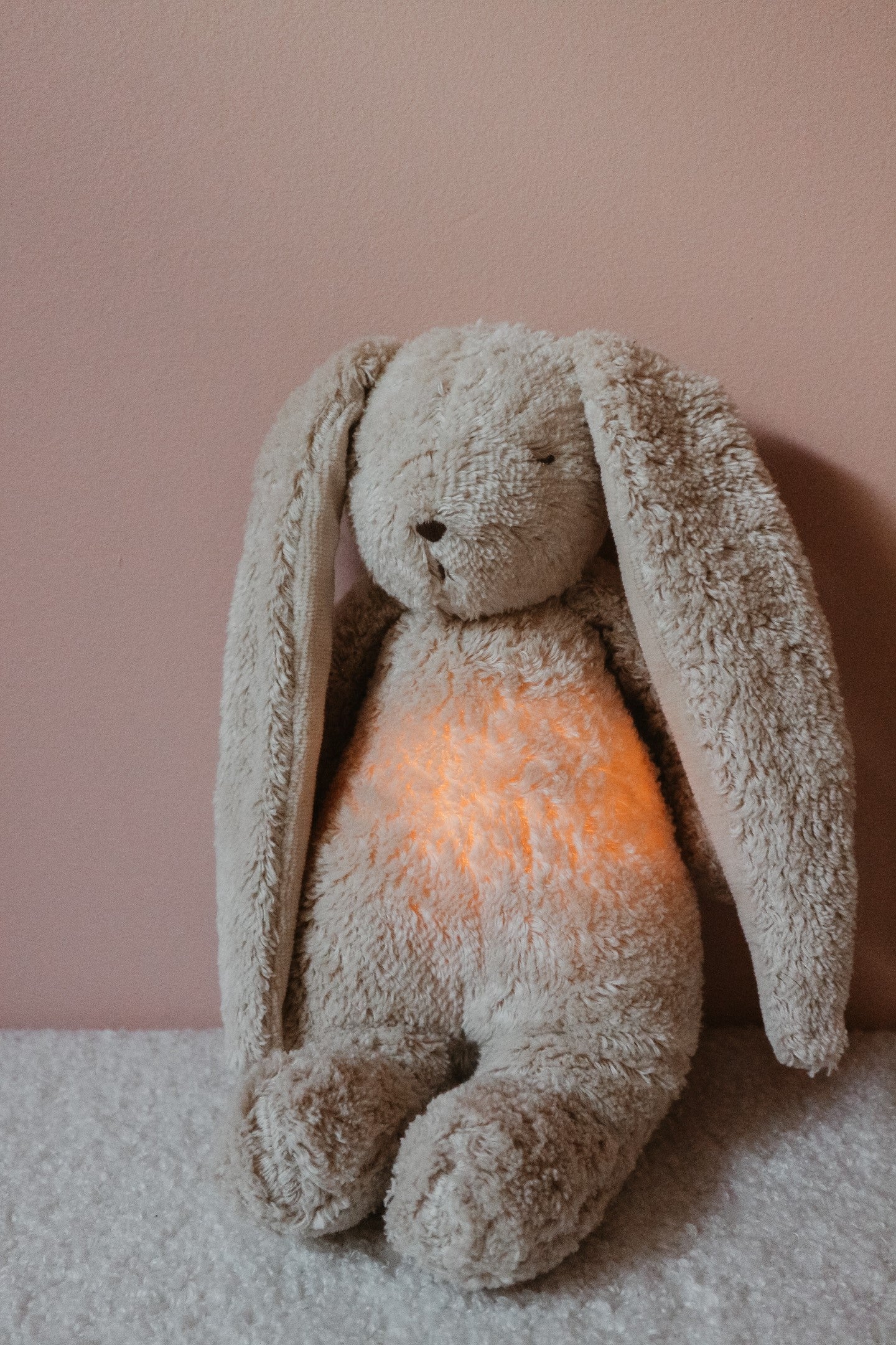 Knuffel The Humming Bunny Licht + Geluid 2. Sand Natur - Image 6