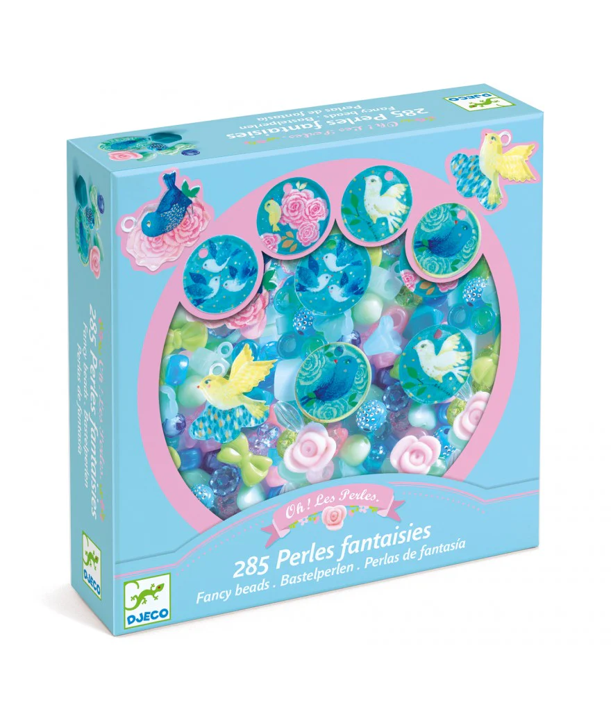Djeco - Knutselset Fantasieparels Vogels | Sieraden Maakset voor Kinderen - Image 2