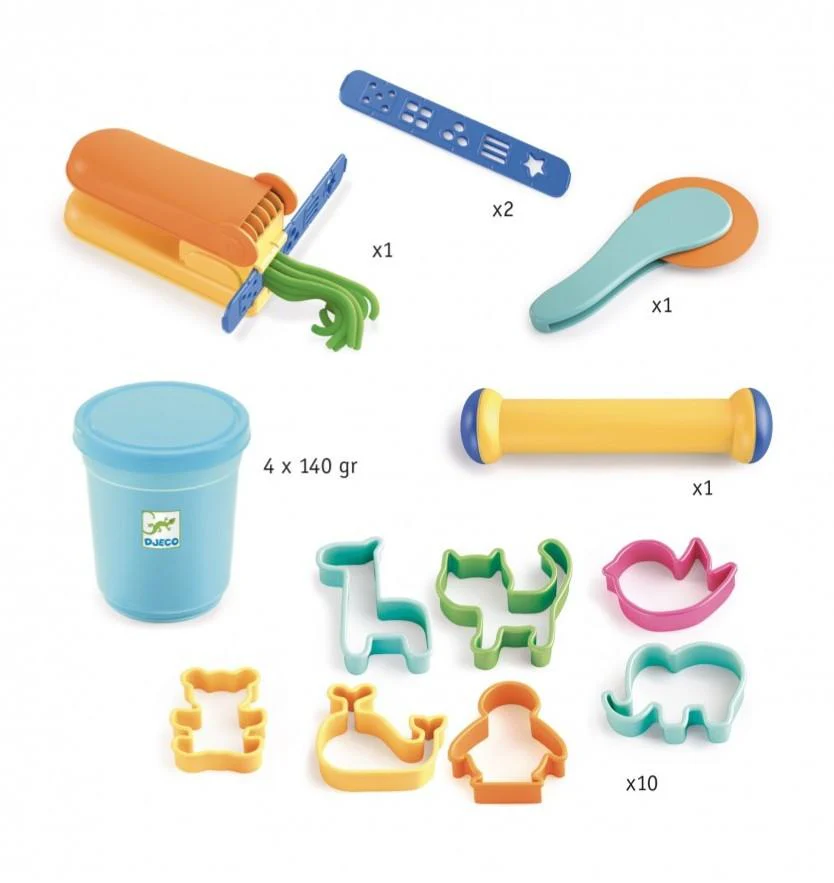 Djeco - Knutselset Starter Boetseerklei | Eerste Boetseerklei Set voor Peuters - Image 2