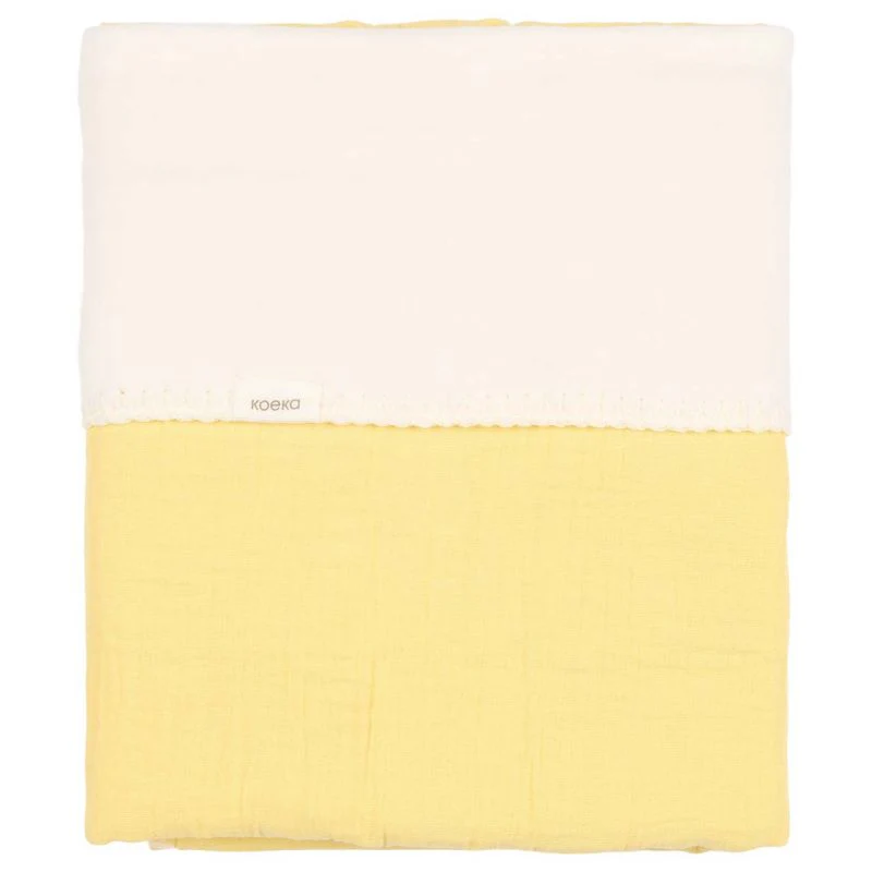 Koeka - Deken Cotton Fleece Faro 100 x 150 cm | Honey