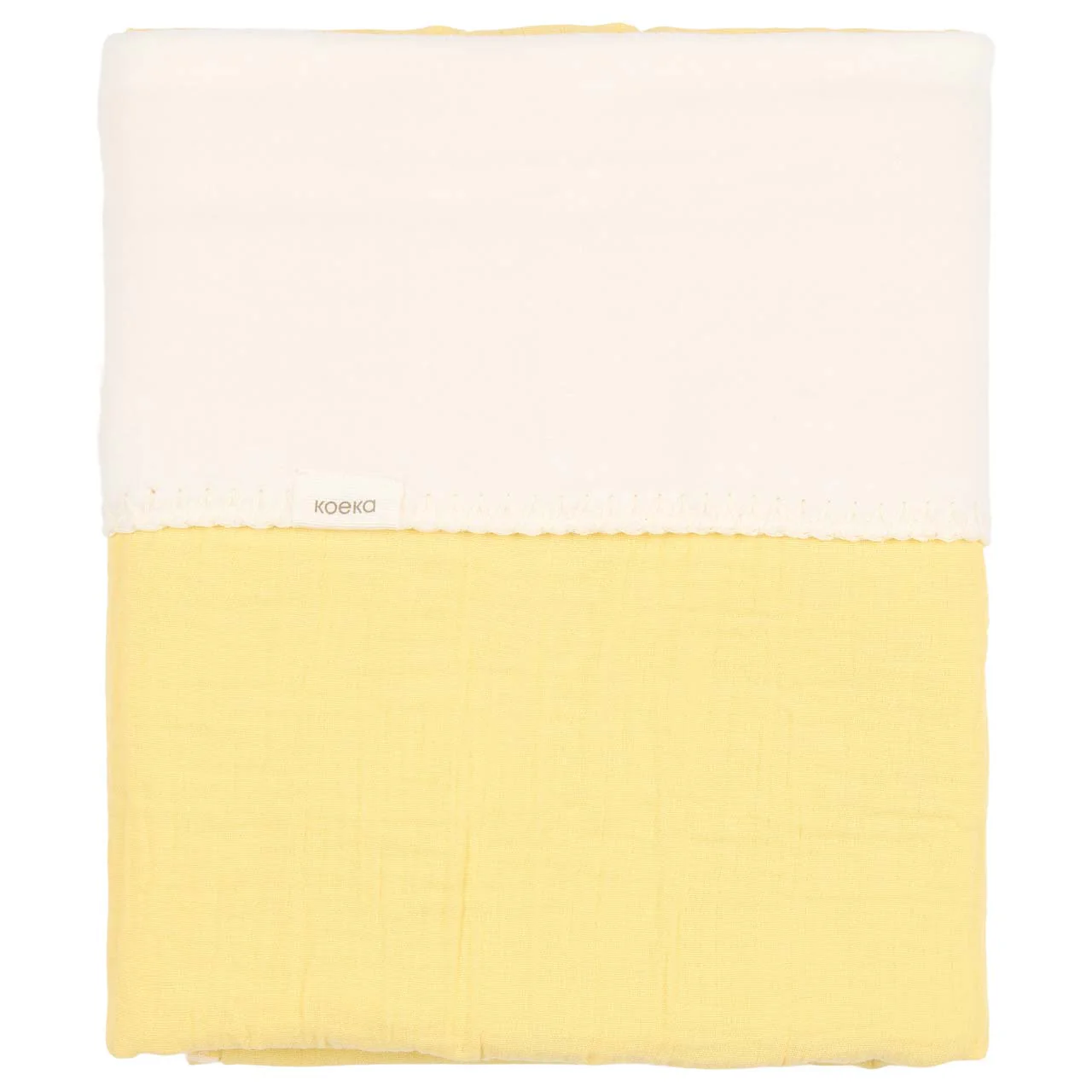 Koeka - Deken Wieg Cotton Fleece Faro 100 x 75 cm | Honey
