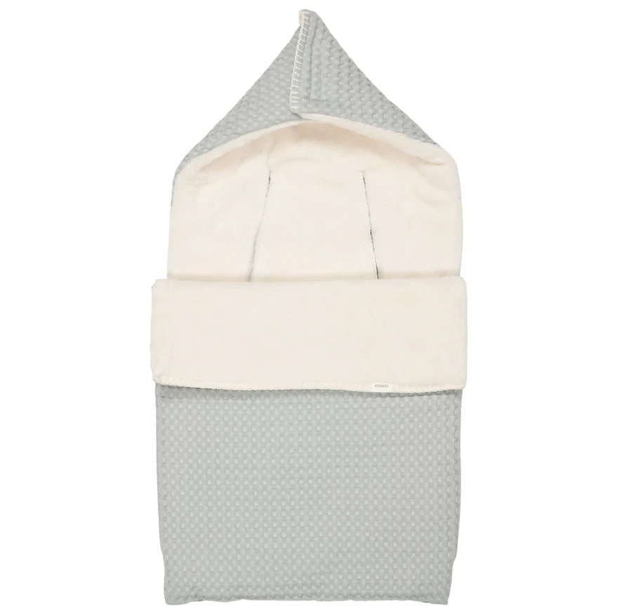 Koeka - Voetenzak Oslo Wafel Teddy Ocean Air | Compatibel met 3/5 Puntsgordel