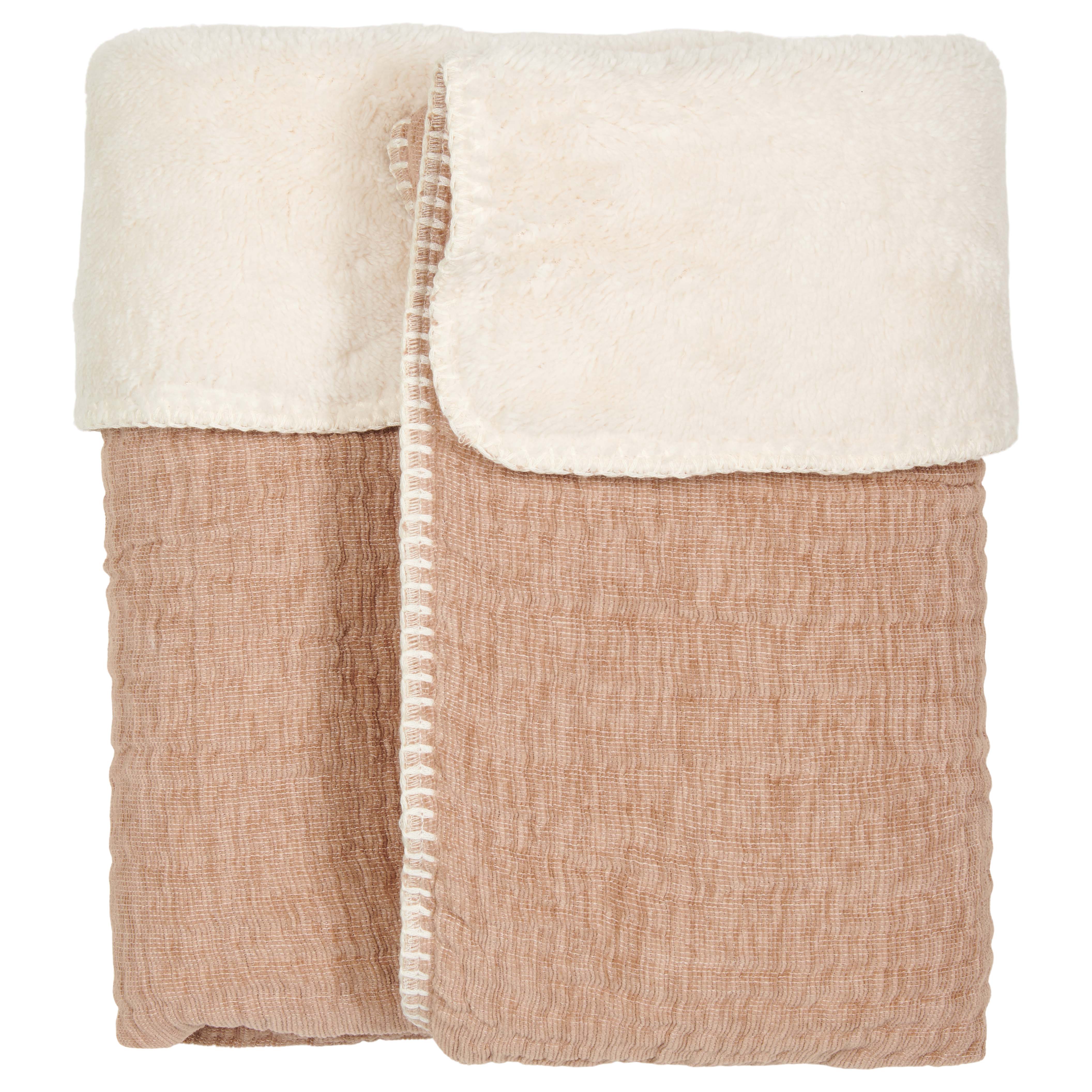 Koeka - Ledikantdeken 100x150 cm Rivoli Teddy | Caffe - Image 2