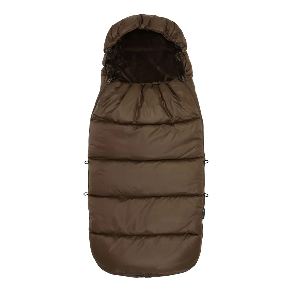 Kong Walther - Voetenzak Puffer | Chocolate Brown