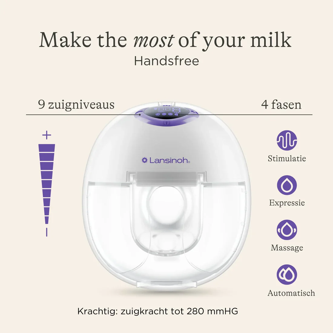 Lansinoh - Borstkolf Draadloos Single | Handsfree & Stil - Image 2