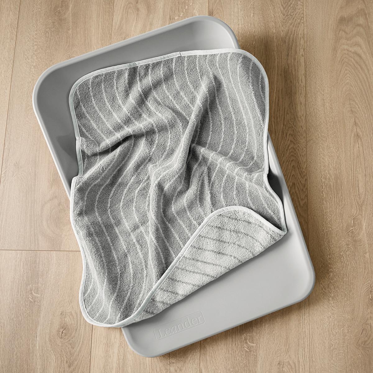 Leander - Topper Waskussen Woodland Organic Cotton | Cool Grey - Image 3