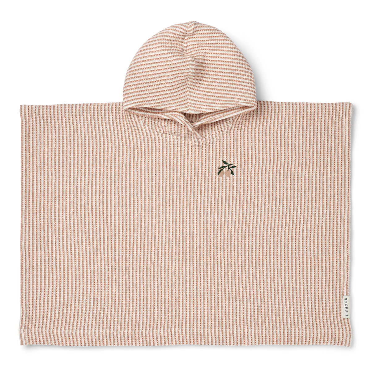 Liewood - Poncho Paco Embroidery | Y/D Stripe Tuscany Rose / Creme De La Creme