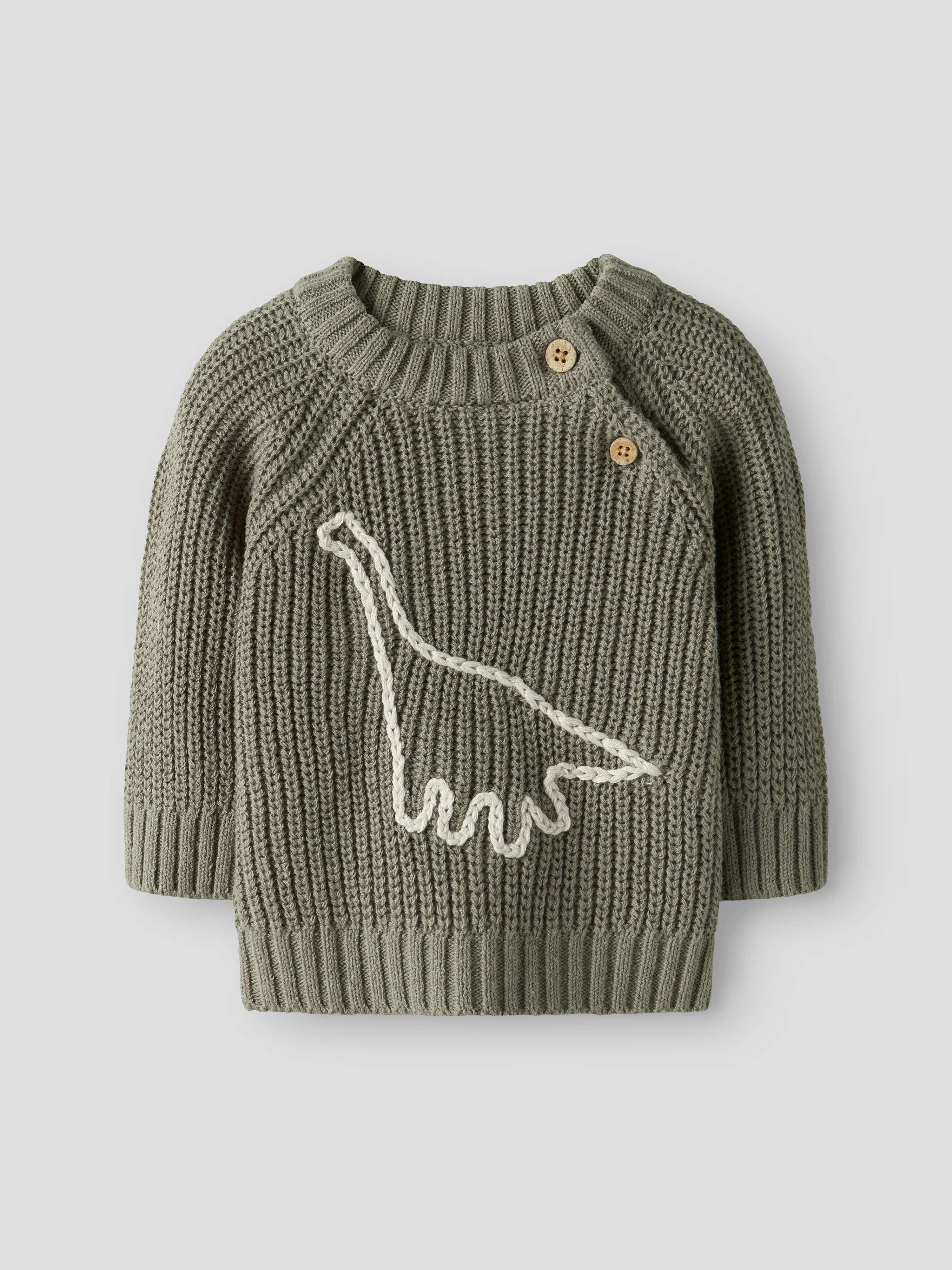 Lil Atelier - Trui Emlen Knit Dino | Overland Trek - Image 2