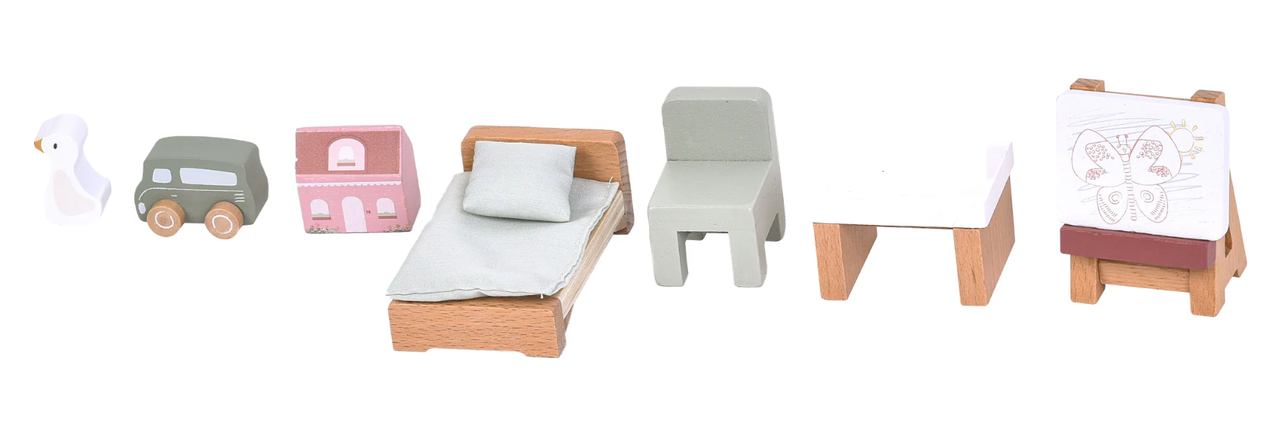 Little Dutch - Aanvulset Poppenhuis | Kinderkamer