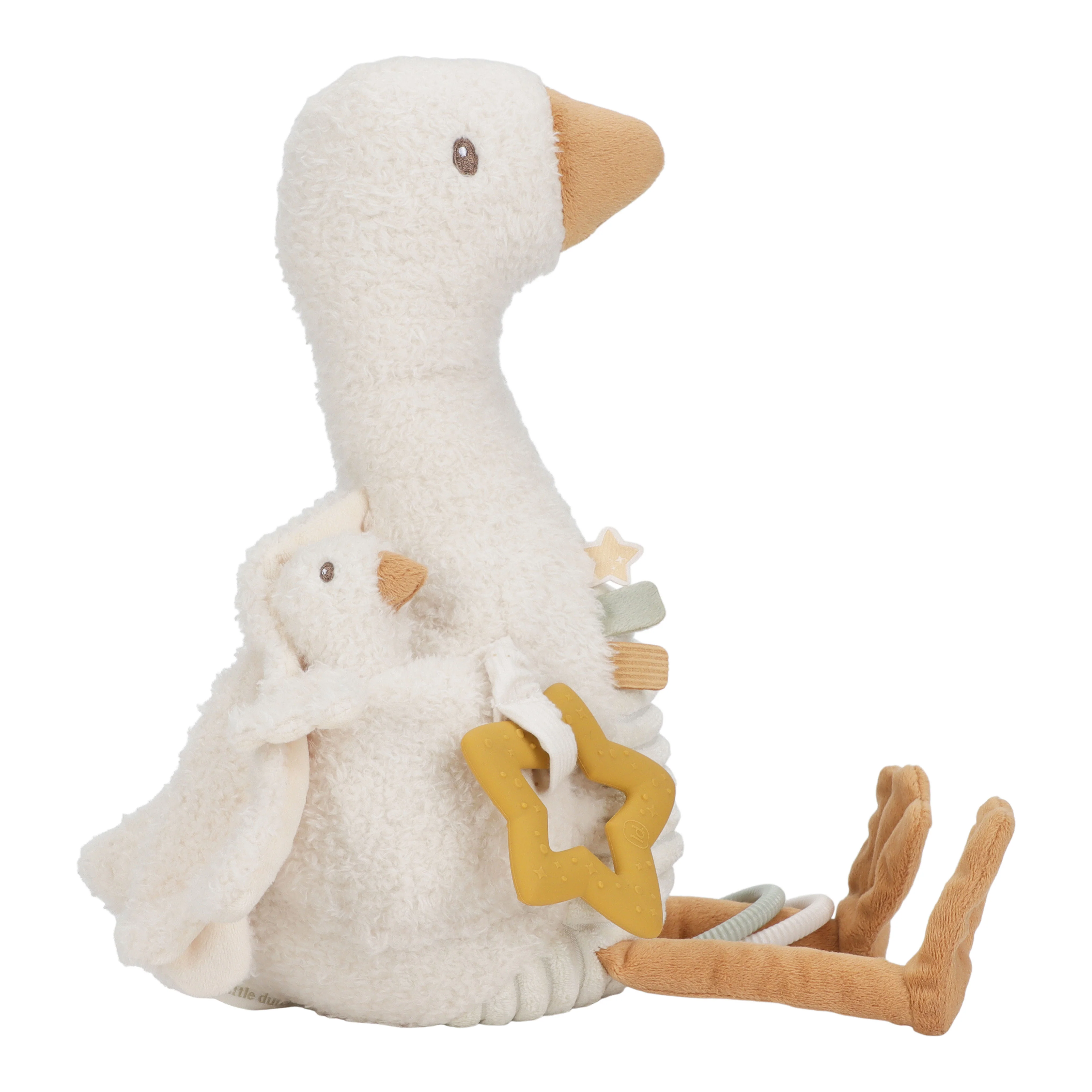 Little Dutch - Activiteitenknuffel Little Goose | Ontdek & Knuffel - Image 2