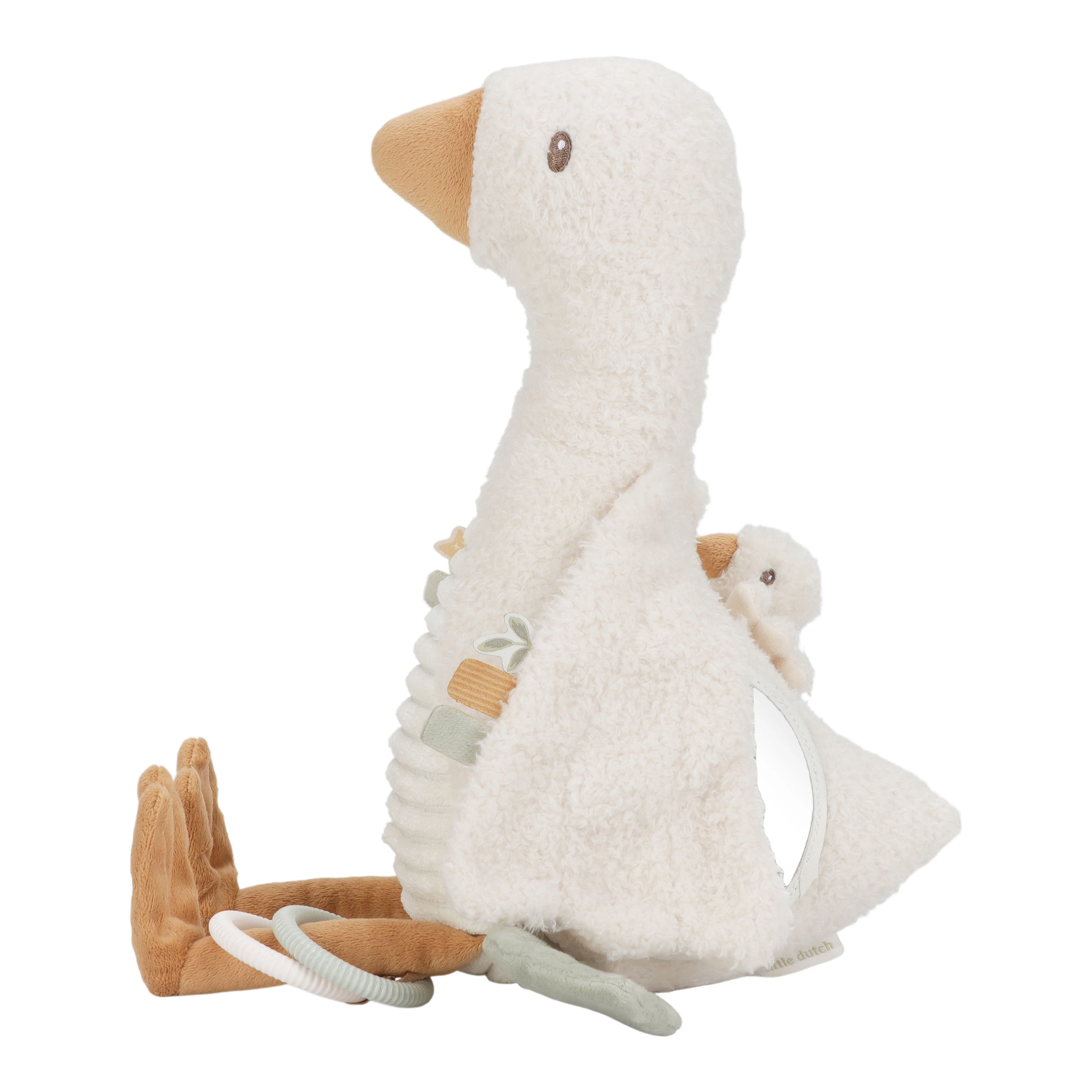 Little Dutch - Activiteitenknuffel Little Goose | Ontdek & Knuffel - Image 3