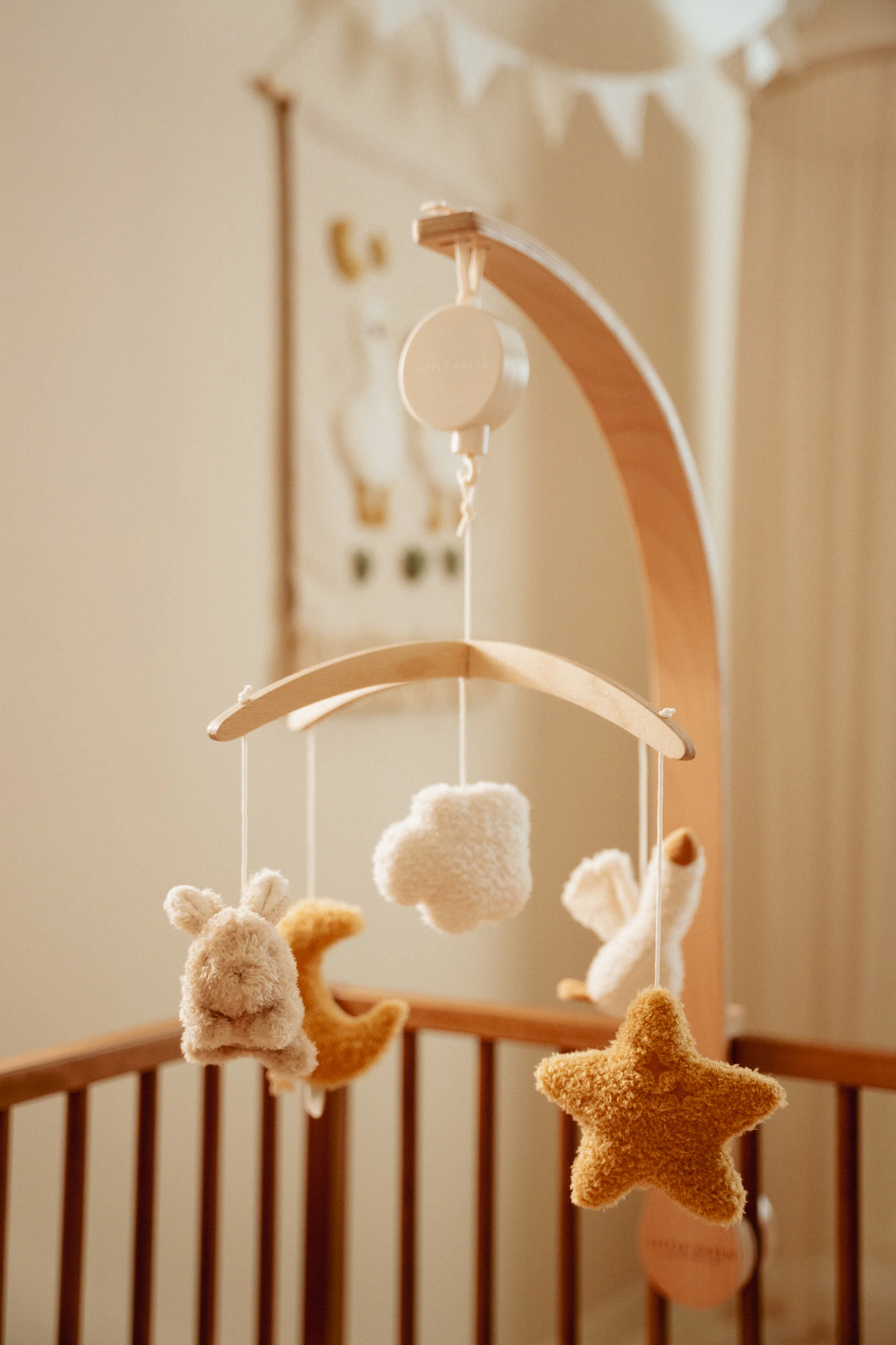 Little Dutch - Houten Muziekmobiel Newborn Naturals | Natuurlijke Tinten - Image 5