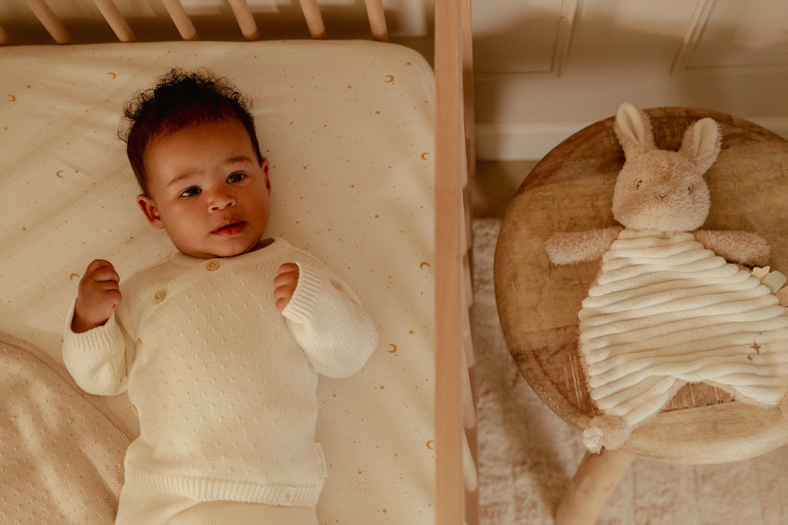 Little Dutch - Knuffeldoek Newborn Naturals | Zacht Beige - Image 5