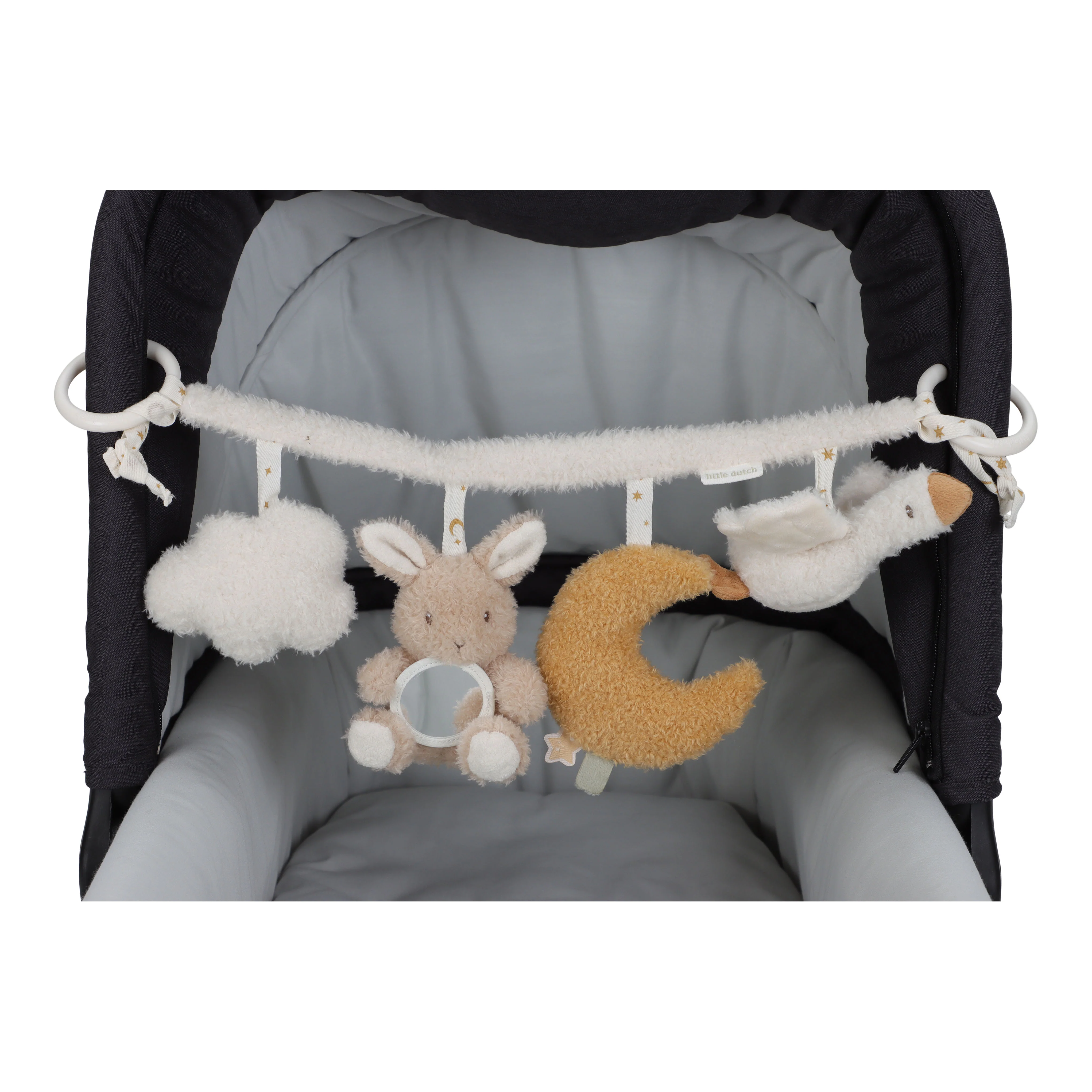 Little Dutch - Wagenspanner Newborn Naturals | Spelen Onderweg - Image 4