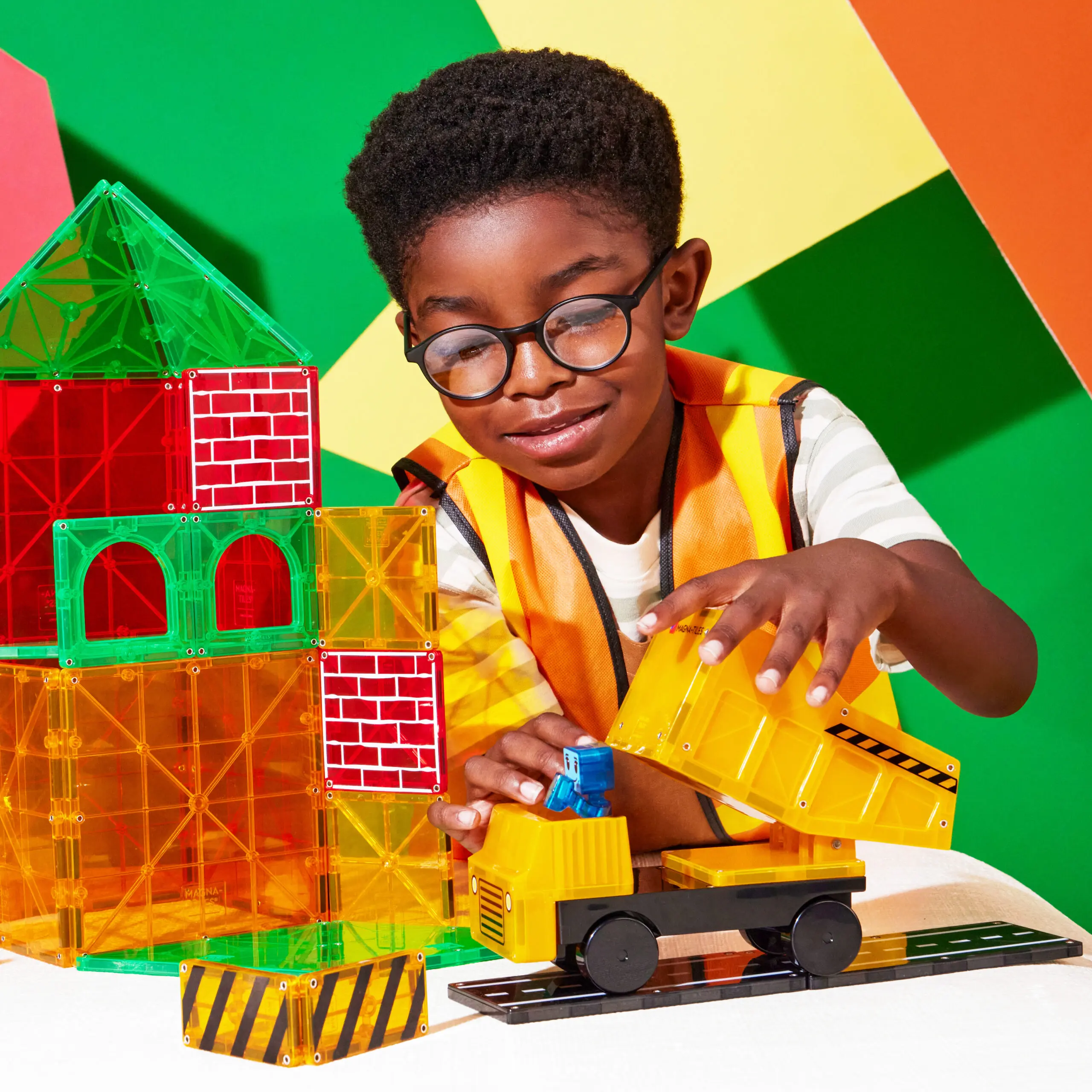 MAGNA-TILES - Magnetische Bouwblokken Builder XL (50 stuks) | Multicolor - Image 4