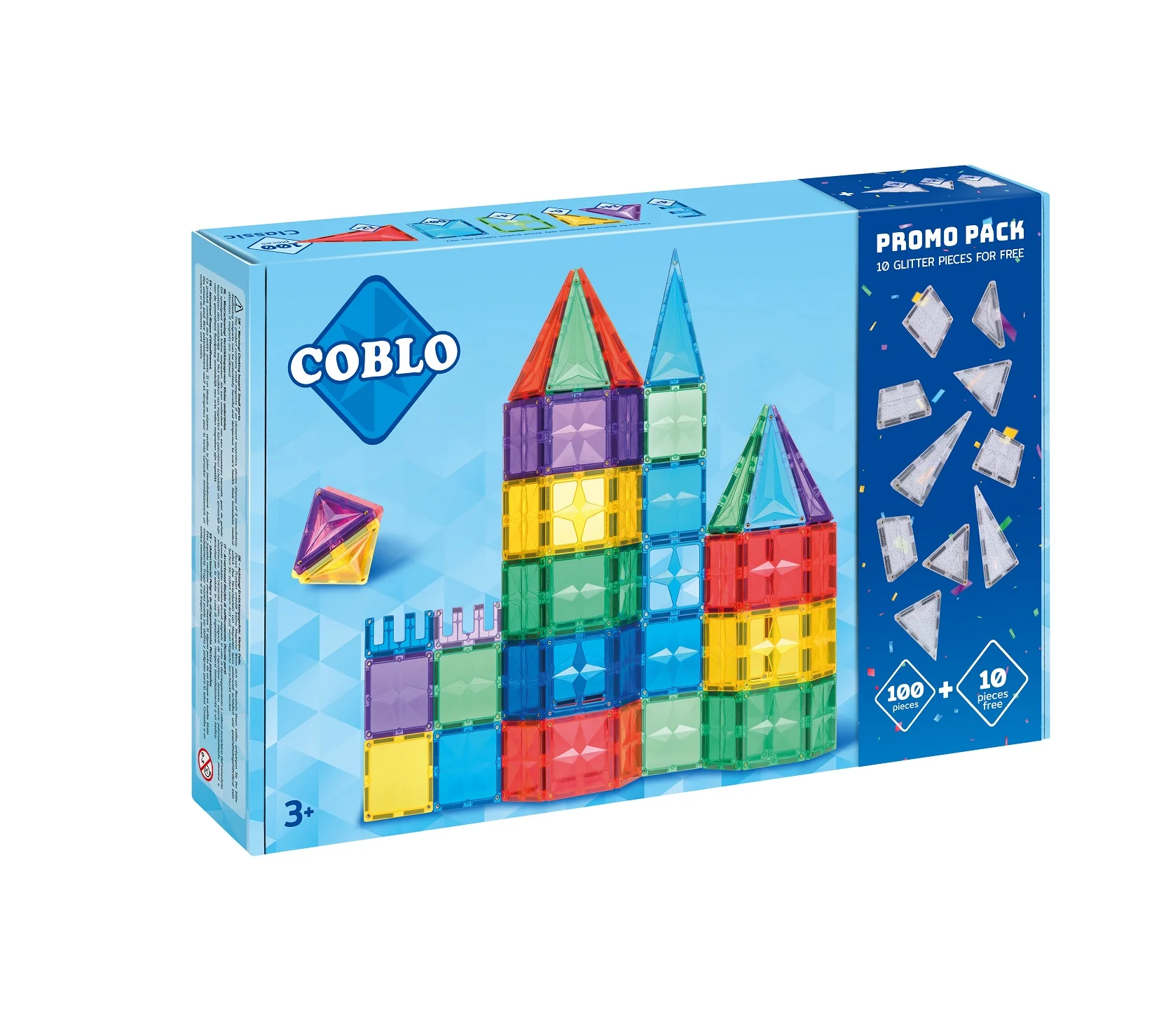 Magnetische Tegels Coblo Classic PROMO 100 + 10 Sprinkles