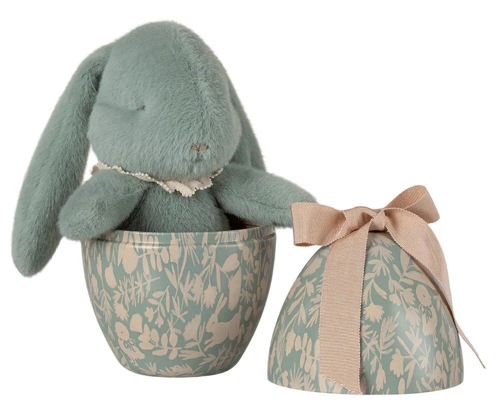 Maileg - Knuffel Bunny Met Paasei | Mint