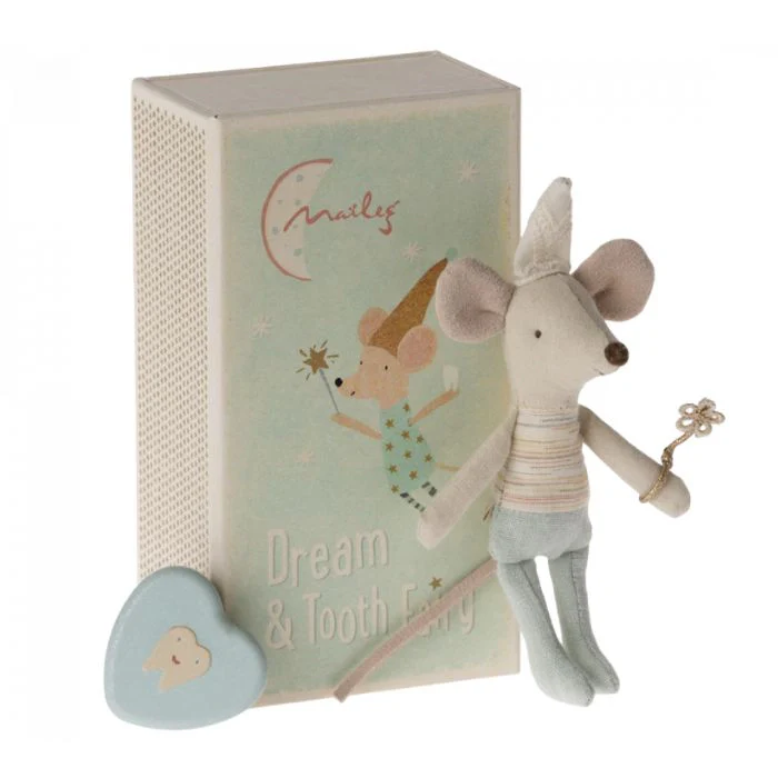Maileg - Knuffel Muis Tandenfee Little Brother | In Matchbox - Image 2