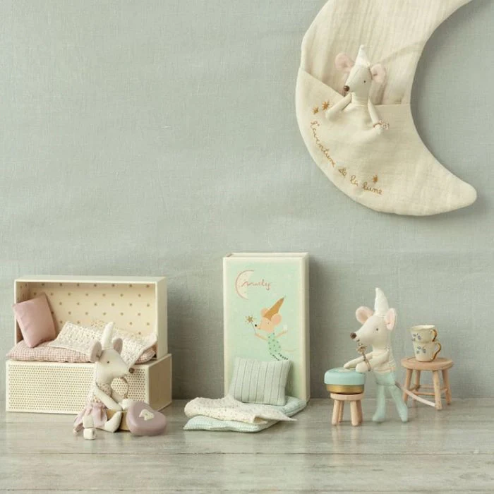 Maileg - Knuffel Muis Tandenfee Little Brother | In Matchbox - Image 3