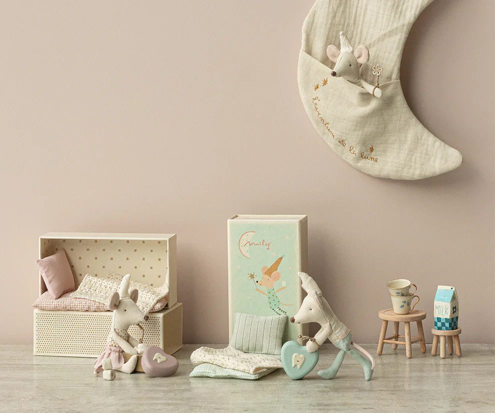 Maileg - Knuffel Muis Tandenfee Little Sister | In Matchbox - Image 3