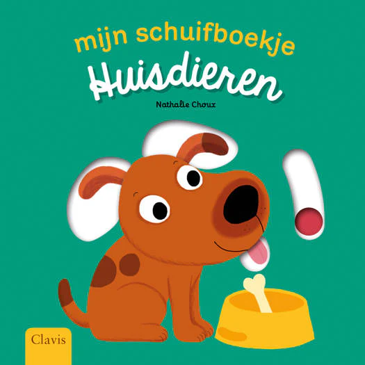Clavis - Mijn Schuifboekje Huisdieren | Interactief Boekje