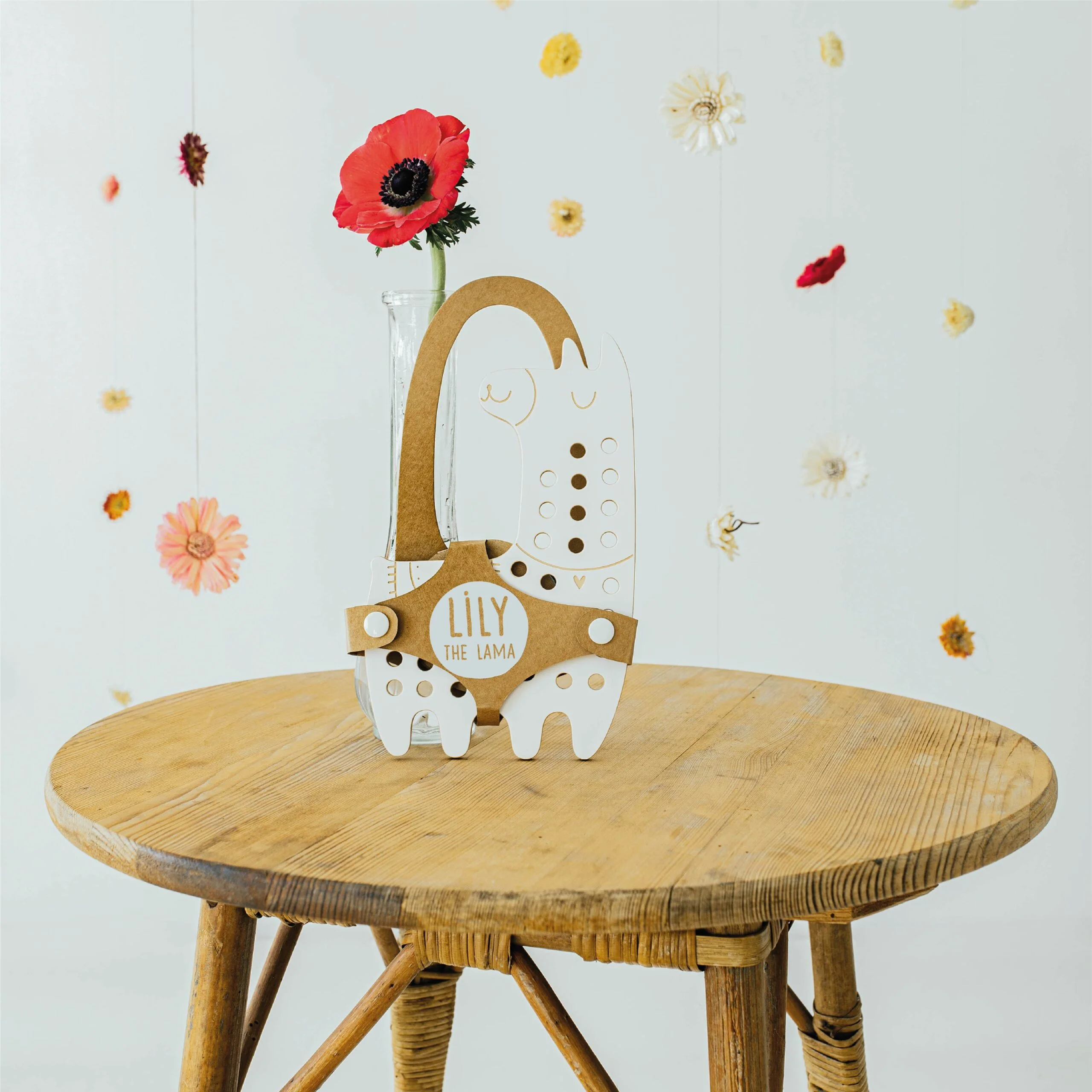 Milin - Houten Rijgspel Lily | Lama - Image 6