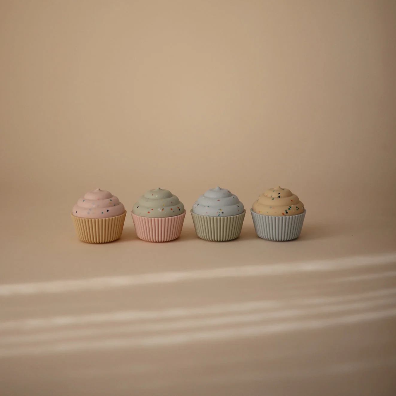 Mushie - Speeltje Cupcakes Mix And Match (4pack) | Siliconen, Vaatwasmachinebestendig - Image 2