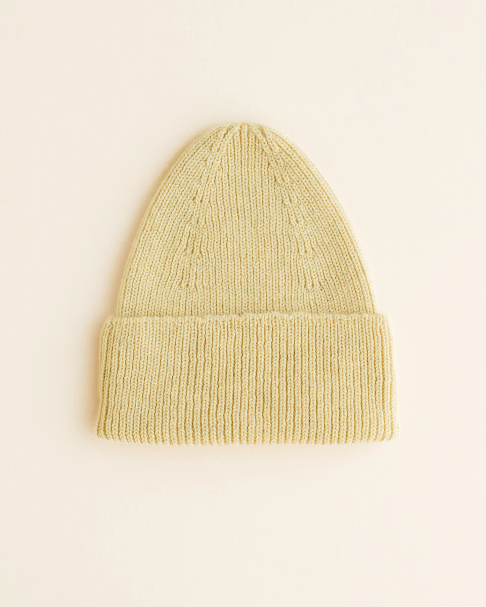 Hvid - Muts Fonzie Medium | Light Yellow