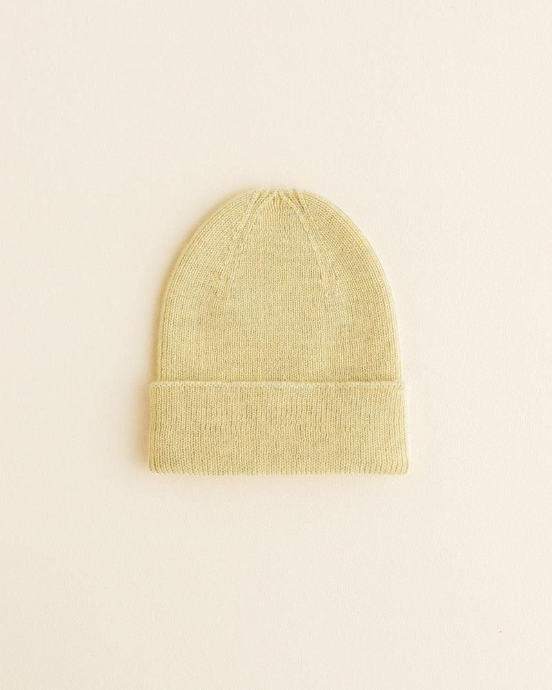 Hvid - Muts Fonzie Newborn | Light Yellow