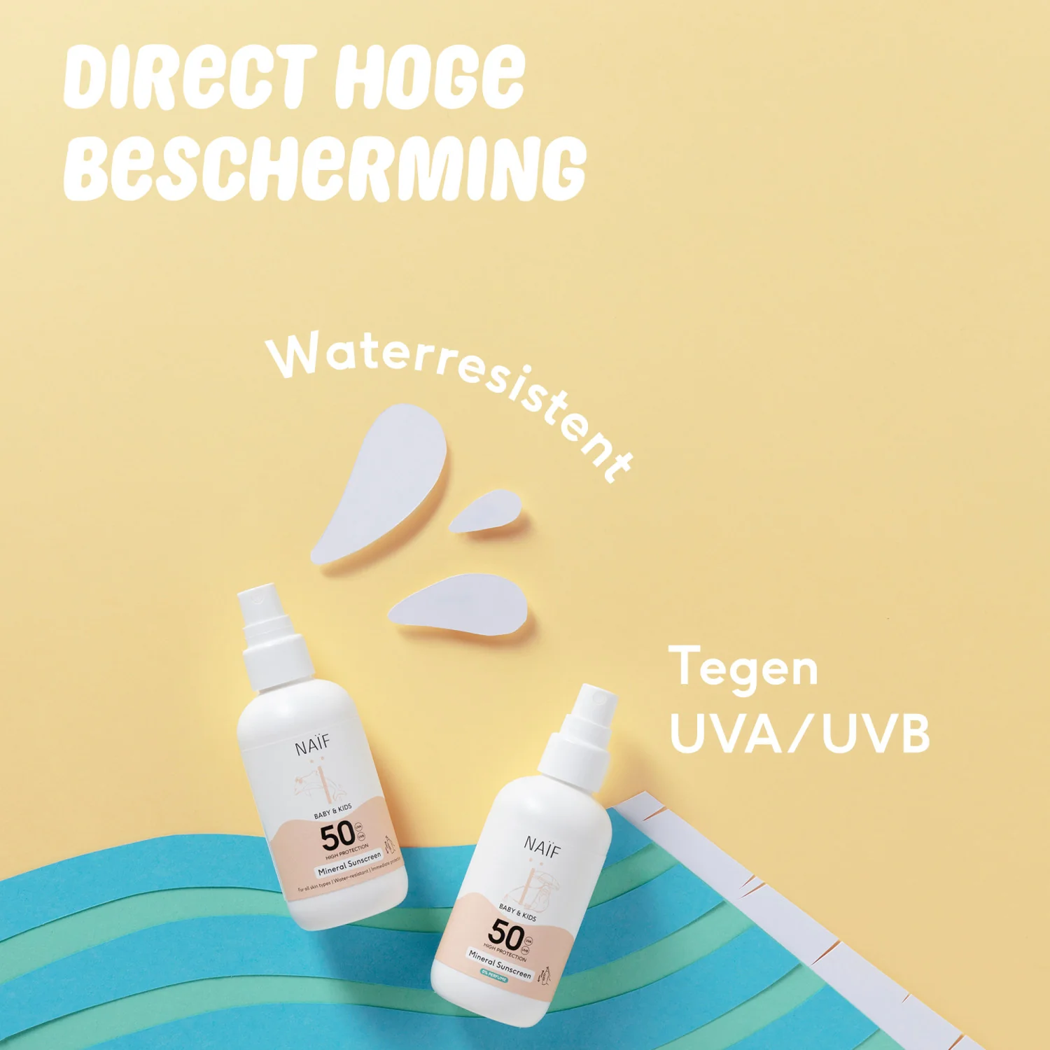Naïf - Zonnecrème Spray Kids Parfumvrij SPF50 | 100ml - Image 4