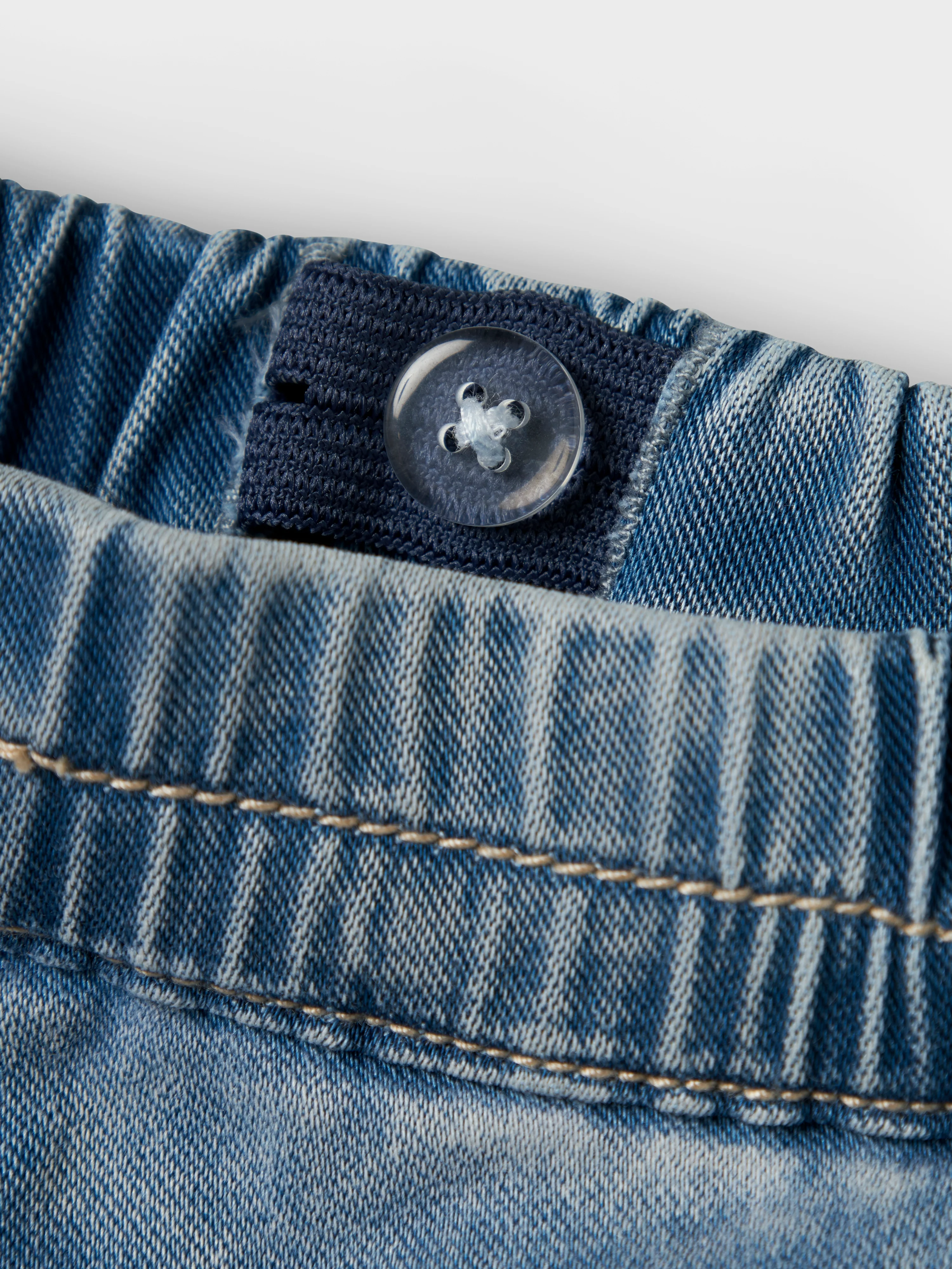 Name It - Jeans Broek Rose Frill | Medium Blue Denim - Image 3