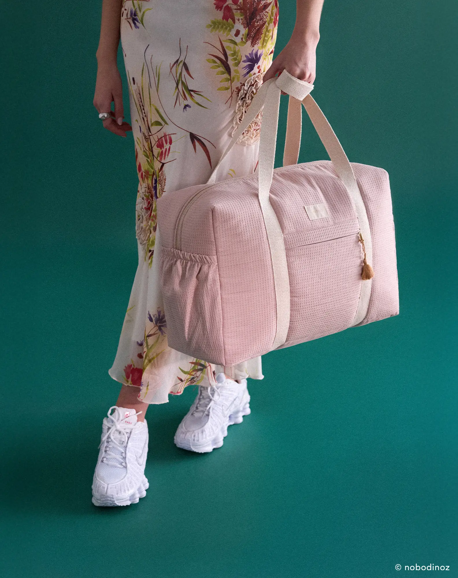 Nobodinoz - Verzorgingstas Opera Waterproof | Mauve Pink - Image 6